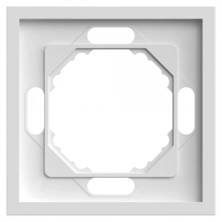 Рамка 1-постовая Stekker Эмили белый фарфор PFR00-5001-01 49884