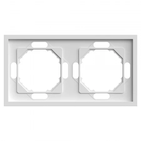 Рамка 2-постовая Stekker Эмили белый фарфор PFR00-5002-01 49885