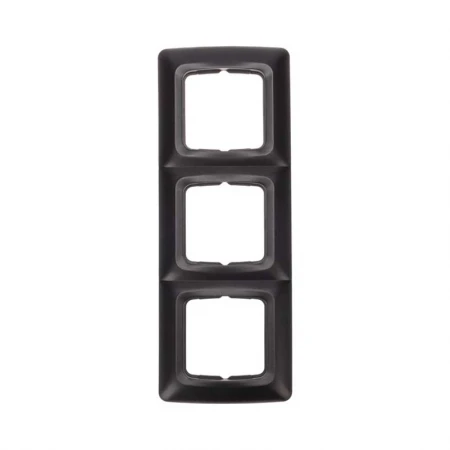 DEA Рамка 3-я горизонтальная Черный Металлик KRANZ KR-78-0347