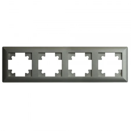 Рамка 4-постовая Stekker Катрин графит PFR00-7004-06 39810