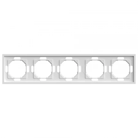 Рамка 5-постовая Stekker Эмили белый фарфор PFR00-5005-01 49888