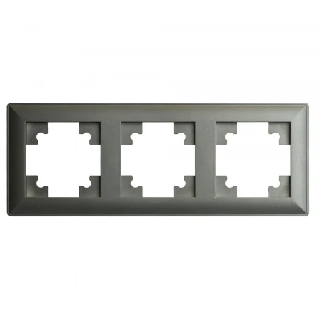 Рамка 3-постовая Stekker Катрин графит PFR00-7003-06 39809