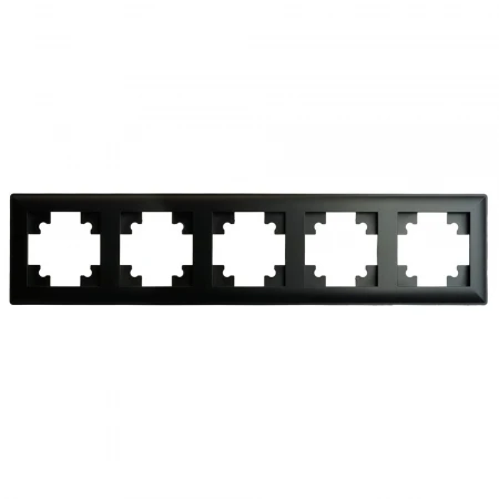 Рамка 5-постовая Stekker Катрин черный PFR00-7005-05 39816