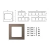 Рамка AMBRELLA VOLT AF220633 Рамка AMBRELLA VOLT AF220633