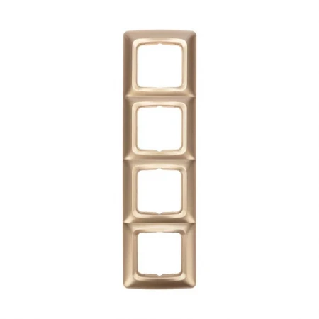 DEA Рамка 4-я горизонтальная Золотой Металлик KRANZ KR-78-0318