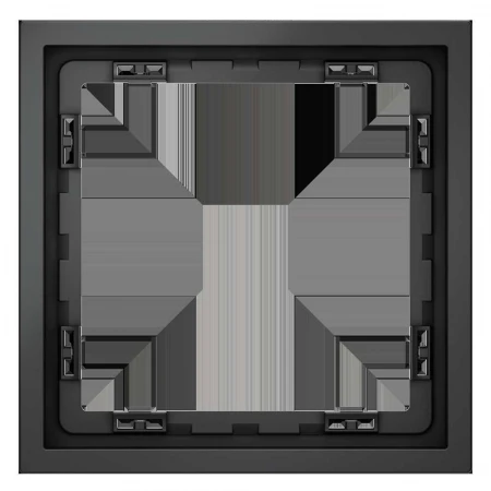 Рамка пластиковая Voltum S70 на 1 пост, (графит) VLS100107