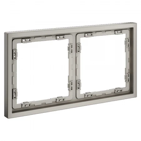 Рамка пластиковая Voltum S70 на 2 поста, (кашемир) VLS100203