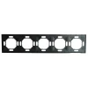 Рамка STEKKER, PFR00-5005-05 5-местная, серия Эмили, черный уголь, soft touch 49862 Рамка STEKKER, PFR00-5005-05 5-местная, серия Эмили, черный уголь, soft touch 49862