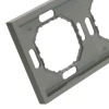 Рамка STEKKER, PFR00-5004-10 4-местная, серия Эмили, платиново-серый, soft touch 49965 Рамка STEKKER, PFR00-5004-10 4-местная, серия Эмили, платиново-серый, soft touch 49965