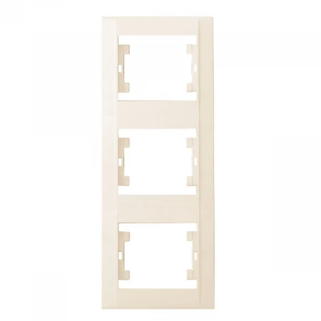 Рамка Makel 3-м Defne вертик. крем. 42010708