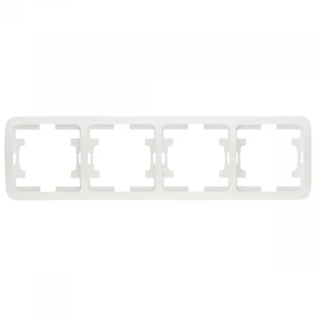 MAKEL Mimoza бел. рамка 4-х постовая 22039