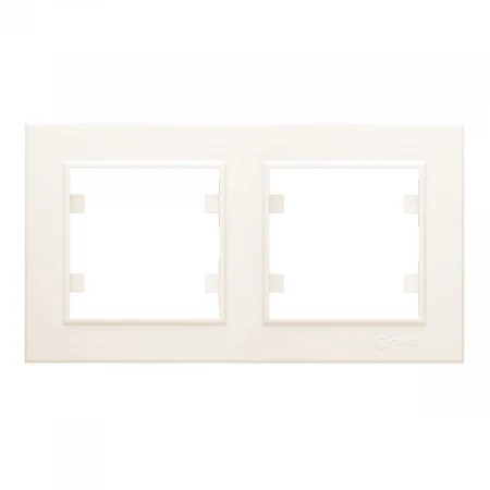 Рамка Makel 2-м Karea горизонт. крем. 56010702