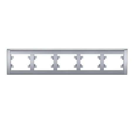 Рамка Makel 5-м Defne горизонт. сереб. 42065705