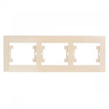 Рамка Makel 3-м Defne горизонт. крем. 42010703
