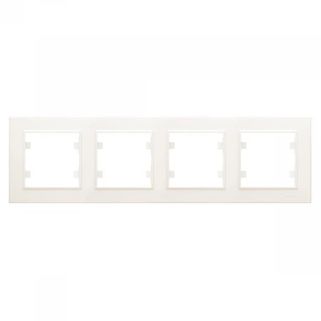 Рамка Makel 4-м Karea горизонт. крем. 56010704