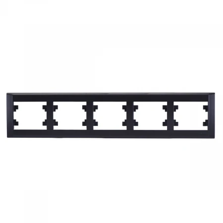 Рамка Makel 5-м Defne горизонт. дым. металлик 42050705