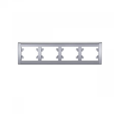 Рамка Makel 4-м Defne горизонт. сереб. 42065704