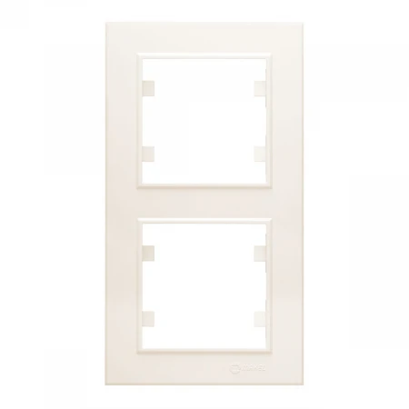 Рамка Makel 2-м Karea вертикал. крем. 56010707