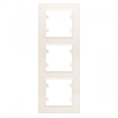 Рамка Makel 3-м Karea вертик. крем. 56010708