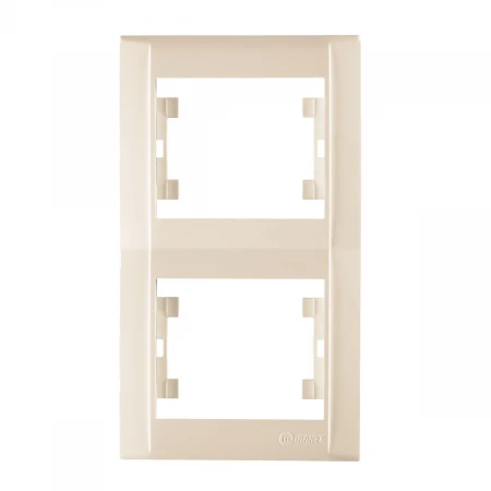 Рамка Makel 2-м Defne вертикал. крем. 42010707