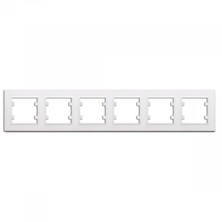 Рамка Makel 6-м Karea горизонт. бел. 56001706