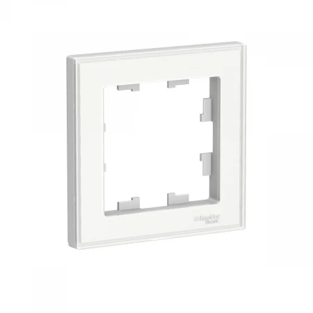 Рамка 1-постовая Systeme Electric AtlasDesign Art белая ATN200101