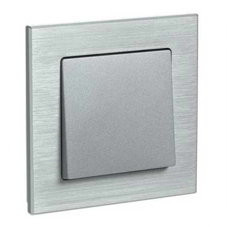 Рамка 1-постовая Systeme Electric AtlasDesign Nature серебро ATN312101