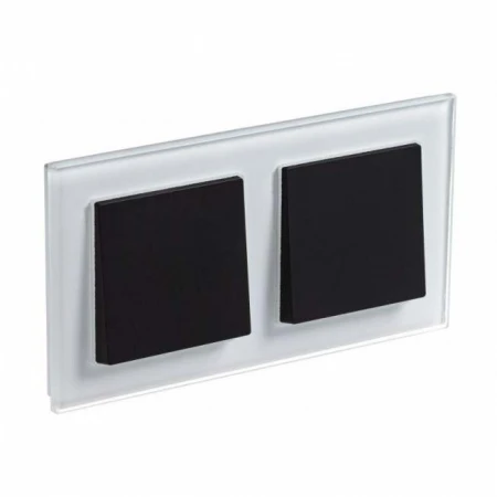 Рамка 2-постовая Systeme Electric AtlasDesign Nature белая ATN320102