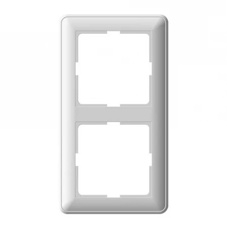 Рамка 2-постовая Systeme Electric W59 белая KD-2-18