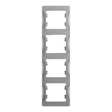 Рамка 4-постовая Systeme Electric Glossa алюминий GSL000308