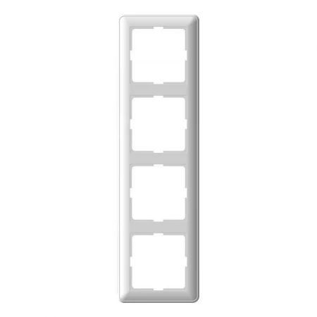 Рамка 4-постовая Systeme Electric W59 белая KD-4-18