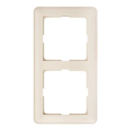 Рамка 2-постовая Systeme Electric W59 слоновая кость KD-2-28
