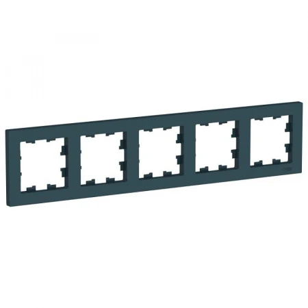 Рамка 5-постовая Systeme Electric AtlasDesign изумруд ATN000805