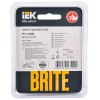Рамка 1-постовая IEK Brite РУ-1-2-БрСе серая BR-M12-G-K03