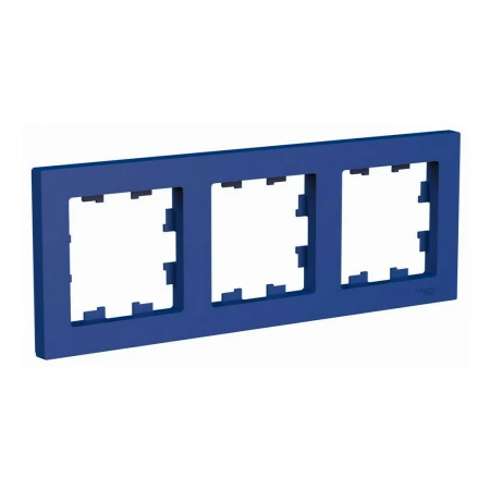 Рамка 3-постовая Systeme Electric AtlasDesign аквамарин ATN001103