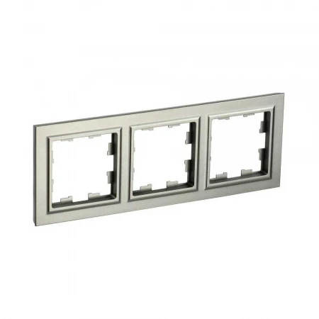 Рамка 3-постовая IEK Brite шампань BR-M32-K37