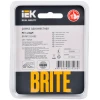 Рамка 1-постовая IEK Brite РУ-1-2-БрЧ черная BR-M12-G-K02