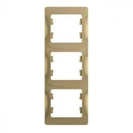 Рамка 3-постовая Systeme Electric Glossa титан GSL000407