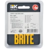 Рамка 1-постовая IEK Brite РУ-1-1-БрЧ черная BR-M12-M-K02