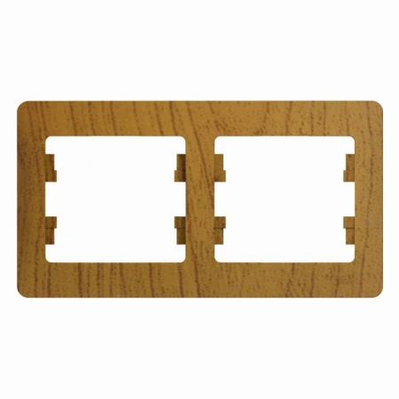 Рамка 2-постовая Systeme Electric Glossa дуб GSL000502