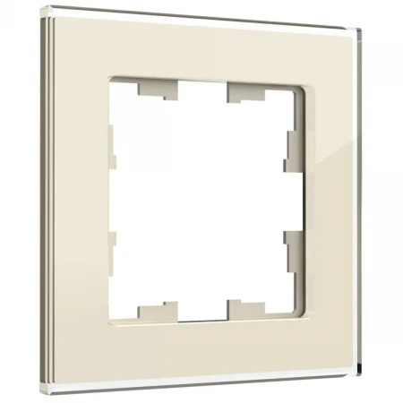 Рамка 1-постовая IEK Brite РУ-1-2-БрВа ваниль BR-M12-G-K10