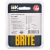 Рамка 1-постовая IEK Brite РУ-1-2-БрВа ваниль BR-M12-G-K10