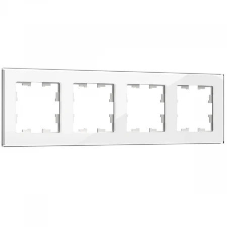 Рамка 4-постовая IEK Brite РУ-4-2-БрБ белая BR-M42-G-K01