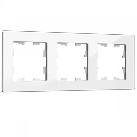 Рамка 3-постовая IEK Brite РУ-3-2-БрБ белая BR-M32-G-K01