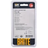 Рамка 2-постовая IEK Brite РУ-2-1-БрА алюминий BR-M22-M-K47