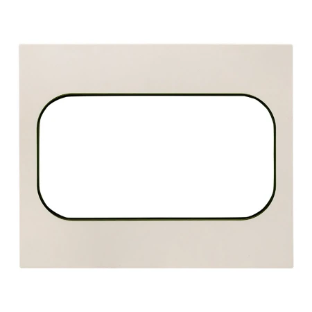 Стокгольм Рамка для розетки 2-местная белая с линией цвета черный EKF PROxima EYM-G-303-20