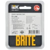 Рамка 1-постовая IEK Brite РУ-1-1-БрА алюминий BR-M12-M-K47