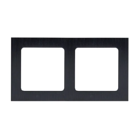Стокгольм Рамка 2-местная металлическая черная EKF PROxima EZM-G-303-10