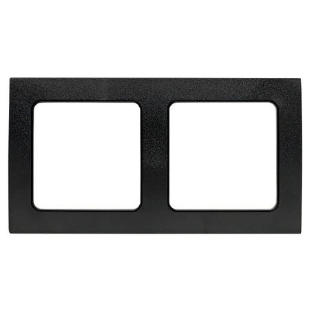 Стокгольм Рамка 2-местная черная EKF PROxima EXM-G-303-30