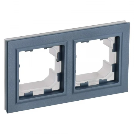 BRITE Рамка 2-местная IP44 РУ-2-БрМ-44 маренго IEK BR-M22-44-K35
